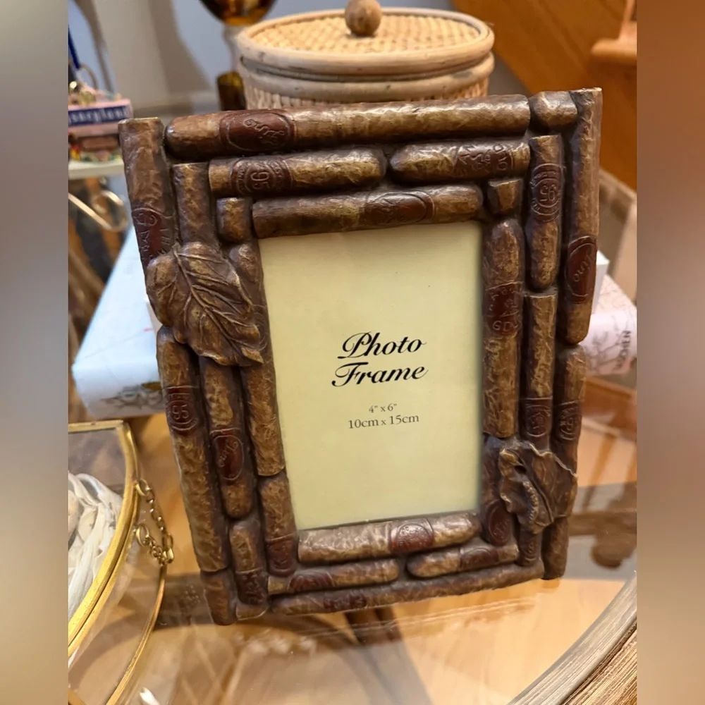 Heavy Vintage Cigar Picture Frame